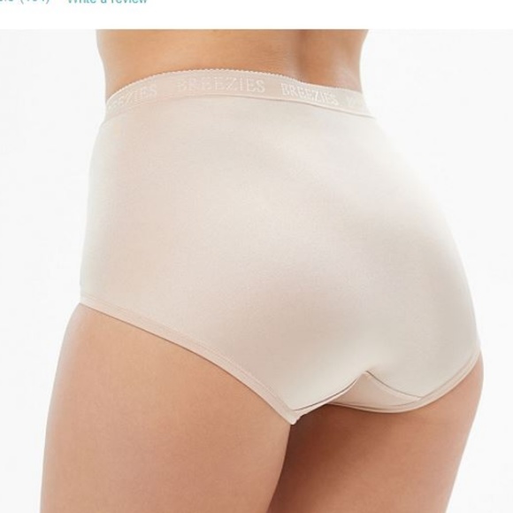 Breezies Set of 4 Nylon Microfiber Brief Panty  1776 - Picture 3 of 4